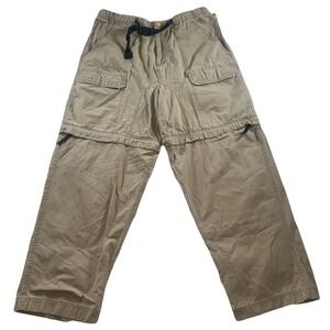 Magellan Yellowstone Convertible Cargo Pants Mens L  34 Cargo Beige Rip Stop